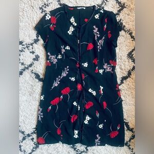 90s Floral Tunic Dress